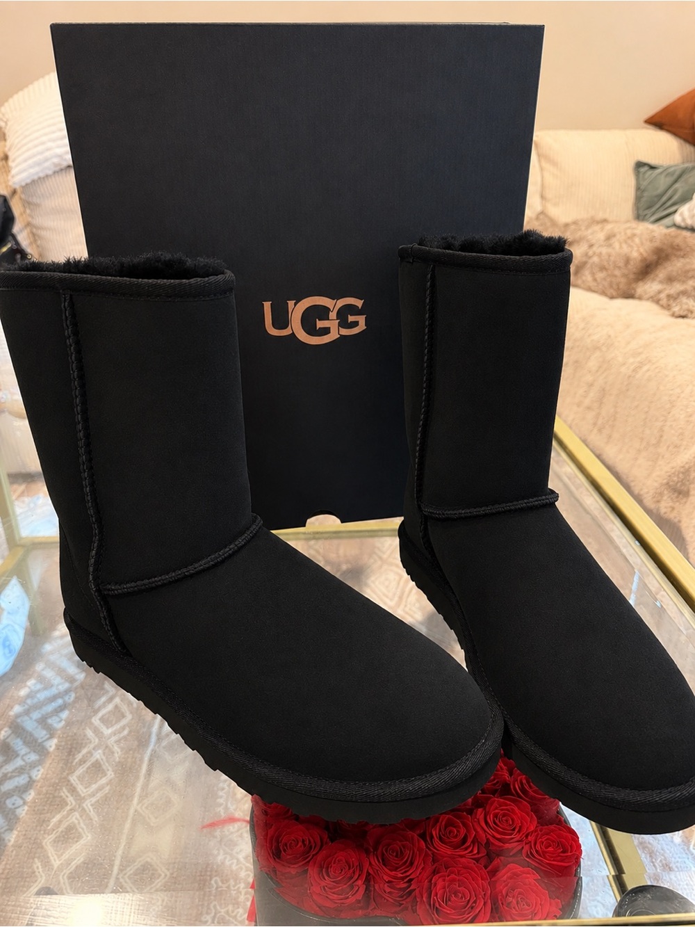 UGG Classic Short Boots in Black